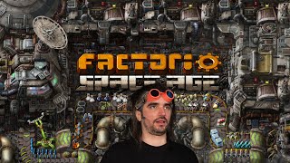 Even more TRAINS with more cargo FACTORIO SPACEAGE  Day 7 [upl. by Kcirdlek]