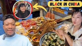 Black Man Shows up in a Food Street and Chinese were Surprised I Speak CODED Chinese [upl. by Nitram898]