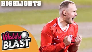 Lancashire v Yorkshire  Lightning Strike to Win Roses Thriller  Vitality Blast 2020  Highlights [upl. by Enila]