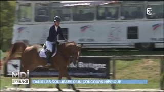 Dans les coulisses dun concours hippique [upl. by Azenav]