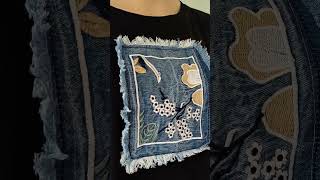 Stylish Patch Design Top Paired With Cotton Jeans cottonfabric fashion jeans [upl. by Los]