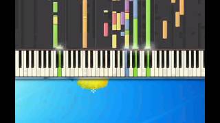 Avrai Baglioni Claudio Piano tutorial by Synthesia [upl. by Dustman]