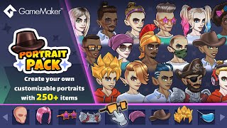 GameMaker Asset Bundles  Portrait Pack [upl. by Nnairda]