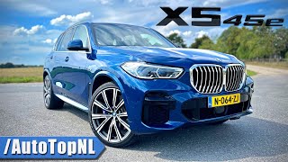 2023 BMW X5 45e REVIEW on AUTOBAHN by AutoTopNL [upl. by Idalia]