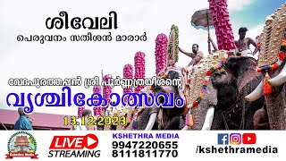 🔴 LIVE SHEEVELI  DAY 5 131223  VRISCHIKOLSAVAM 2023  SRI POORNATHRAYEESA TEMPLE TRIPUNITHURA [upl. by Alludba]