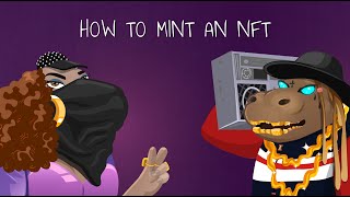 HOW TO MINT AN NFT FOR BEGINNERS Download a crypto wallet metamask and load it with ETHEREUM [upl. by Kaylyn]