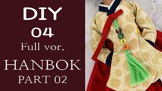 Tutorial Hanbok Doll 04  Korean Traditional dress  Noble Woman [upl. by Marilyn]