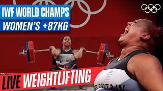 LIVE Weightlifting  Womens 87KG 🏋  IWF World Champs [upl. by Enileuqaj]