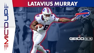 Running Back Latavius Murray Micd Up  Buffalo Bills [upl. by Yelsnik]