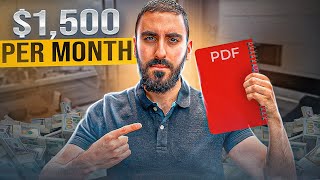 How to Make an Extra 1500mo Selling eBooks FREE COURSE  STEP BY STEP  NO SHOPIFY  NO ADS [upl. by Odine]