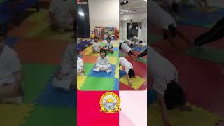 Yoga at Arwachin Public School shorts [upl. by Gratt]