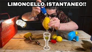 Ho fatto il LIMONCELLO ISTANTANEO con il GAS [upl. by Cormier]