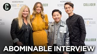 Abominable Interview Chloe Bennet Tenzing Norgay Trainor amp More [upl. by Annert183]