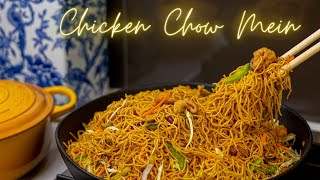 How to make the best Chicken Chow Mein of your life  ASMR Video [upl. by Meedan]