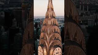 Drone Chrysler Building New York City [upl. by Lasko23]