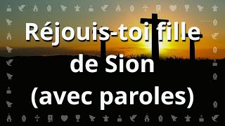 Réjouis toi fille de Sion  Corinne Lafitte Jeunesse en Mission  Chant Chrétien avec paroles [upl. by Oirevlis]