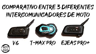 COMPARATIVO ENTRE OS INTERCOM V6 EJEAS PRO E TMAX PRO [upl. by Lerred345]