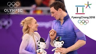 Savchenko and Massot discuss Pairs Figure Skating gold medal  Winter Olympics 2018  PyeongChang [upl. by Eyatnod]