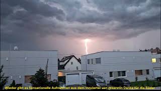 Mega Gewitterstimmung aus dem Innviertel weather unwetter gewitter [upl. by Shaun]