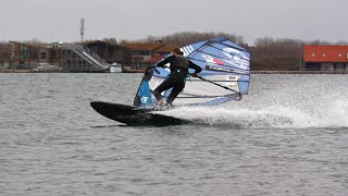 Windsurfing At Brouwersdam DRONE FOOTAGE [upl. by Carlota]