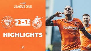 Highlights  Blackpool v Bristol Rovers [upl. by Anet]