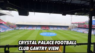 Gantry walk at Selhurst Park Crystal Palace FC [upl. by Strong223]