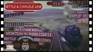 SETTLE amp CARLISLE line steam train era cab ride 1967 [upl. by Ayal268]