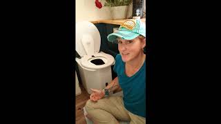 chead composting toilet review [upl. by Aynwad]