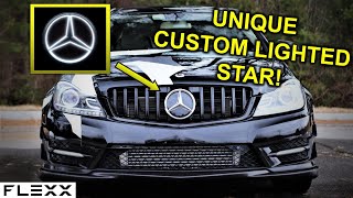 The best unique custom lighted led Mercedes star [upl. by Orel]