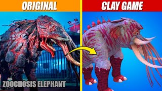 Making Real Zoochosis Elephant with Clay Game  SPORE [upl. by Oivat722]