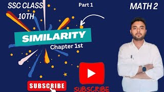 quotSimilarity  part 1  Maths  2  SSC maths geometry  Easy Explanationquot [upl. by Ivets]