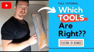 Plastering Tools And When To Use Them  FIRST DAY BACK [upl. by Aimik]