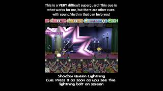 How to Superguard Shadow Queens Lightning Remake ttydremake papermario nintendo [upl. by Lehsar844]