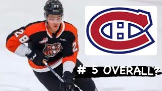 IS IT CAYDEN LINDSTROM OR BUST FOR THE MONTREAL CANADIENS nhldraft nhl bostonbruins canadiens [upl. by Ninerb]