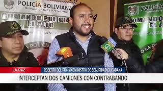 CVCNoticias 📰 INTERCEPTAN DOS CAMIONES CON CONTRABANDO [upl. by Llewxam]