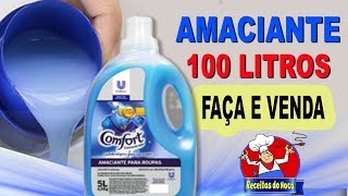 Faça e Venda 100 LITROS DE AMACIANTE [upl. by Nyliret]