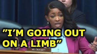 Rep Crockett Masterfully DESTROYS Trump amp GOP In Live Hearing [upl. by Harrell594]