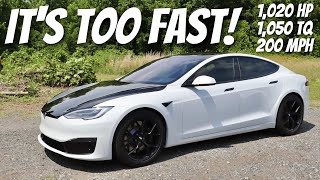 What Its Like Driving The Tesla Model S Plaid Fastest Car Out There [upl. by Akfir]