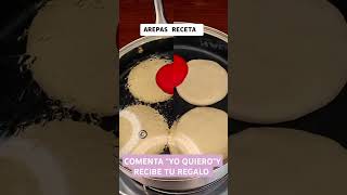 AREPAS RECETA comidasaludableynutritivacomersaludablemente desayuno arepas recetasarepas [upl. by Aisekal]