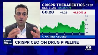 CRISPR Therapeutics CEO talks winning FDA approval for sickle cell anemia treatment [upl. by Robinson]