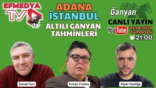 06102024 Pazar Adana ve İstanbul At Yarışları Altılı Ganyan Tahminleri [upl. by Yak]