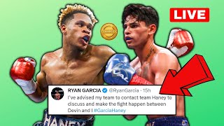 SHOCKING DEVIN HANEY RYAN GARCIA ENTER NEGOTATIONS SHOULD GERVONTA SEND OFFER NOW [upl. by Plotkin]