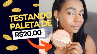 Febella makeup testando Paleta de R2000 [upl. by Estel]