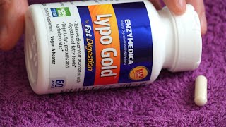 Review of Enzymedica Lypo Gold For Fat Digestion  60 Capsules [upl. by Dazhahs]