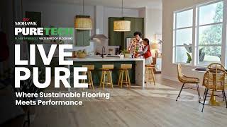 Mohawk PureTech  Plant Friendly Waterproof Vinyl Plank Flooring [upl. by Tterraj]