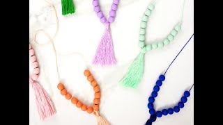 The Best Tassel Necklace DIY Gifts [upl. by Fabrianne199]