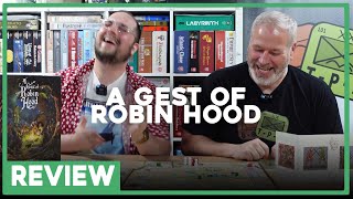 Review  A Gest Of Robin Hood  GMT Games  The Players Aid [upl. by Annaeirb]