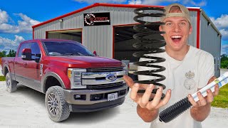 We Put The Most Popular Leveling Kit On Our 67L Powerstroke [upl. by Myers]