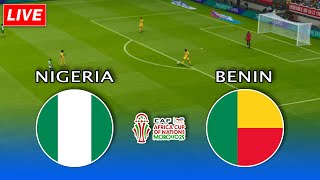 🔴Nigeria vs Benin  AFCON  Africa Cup of Nations Qualifying [upl. by Lydnek]