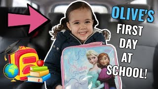 OLIVES FIRST DAY AT SCHOOL😱 Morning Routine [upl. by Akina]